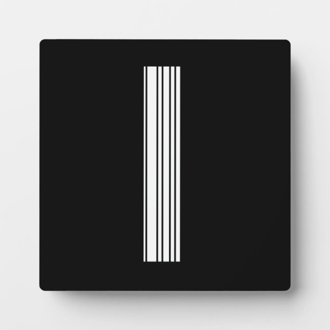 SCHREIBEN I BAR CODE Erste erste Barcode-Muster Fotoplatte (Vorderseite)