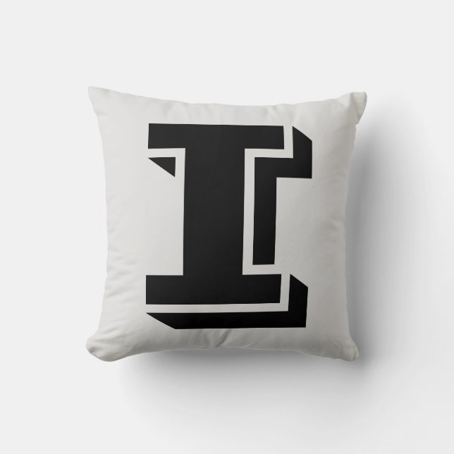 SCHREIBEN I MONOGRAM PILLOW KISSEN (Vorderseite)