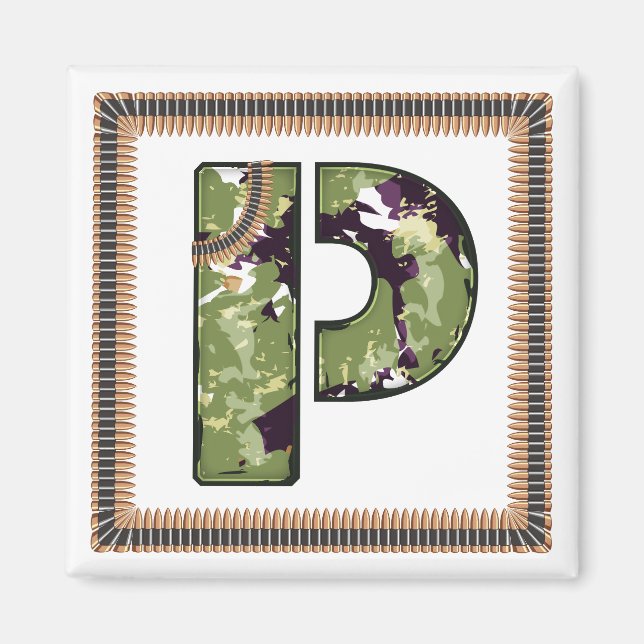 Schreiben im militärischen Stil Magnet (Vorne)