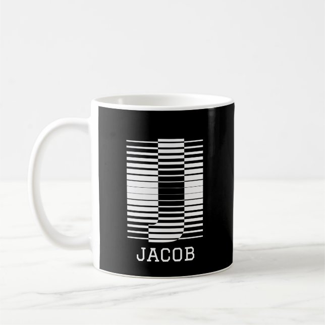 SCHREIBEN J - ALPHABET NAME J KAFFEETASSE (Links)