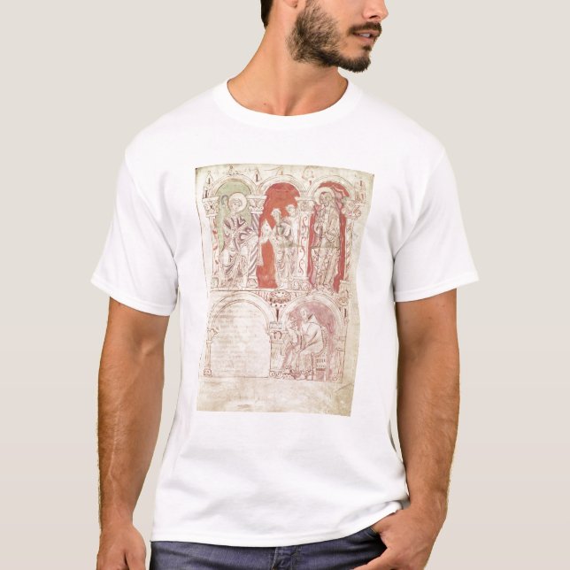 Schreiben Johannes Cassian und Mönch-Angebot T-Shirt (Vorderseite)