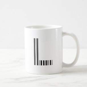 SCHREIBEN L BAR CODE Erstes erstes Barcode-Muster Kaffeetasse