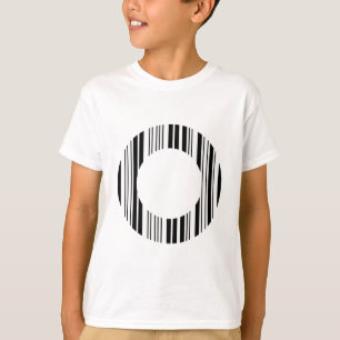 SCHREIBEN O BAR CODE Erste erste Barcode-Muster T-Shirt