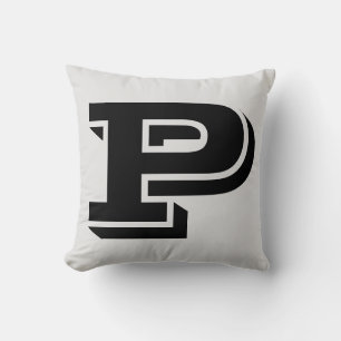 SCHREIBEN P MONOGRAMM PILLOW KISSEN