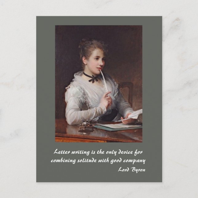 Schreiben Postkarte (Vorderseite)