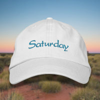 Schreiben Samstag in Kalifornien Blue