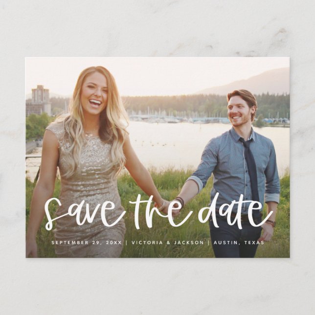 Schreiben Save the Date Postkarte (Vorderseite)