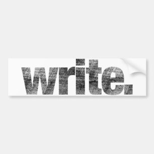 Schreiben: Schriftsteller, freiberuflicher Schrift Autoaufkleber