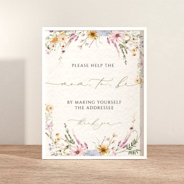 Schreiben Sie Ihre Anschrift Baby Dusche Adresse d Poster (Von Creator hochgeladen)