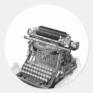 Schreiben Sie Ihre eigene Geschichte Runder Aufkleber