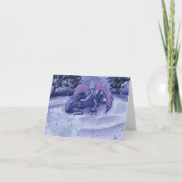 Schreiben Sie Ihre eigene Message Dragon Folded Ho Feiertagskarte