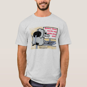 Schreiben Sie Ihre eigene Mitteilung auf das Shirt