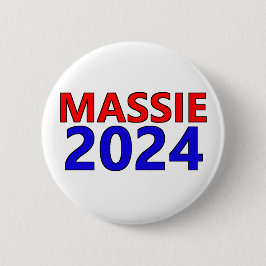 Schreiben Sie in Rep.Thomas Massie für Präsident 2 Button
