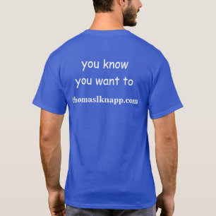 Schreiben Sie in Thomas L. Knapp für Präsident T - T-Shirt