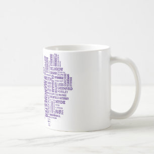 Schreiben Sie Karte von größerem Manchester Tasse