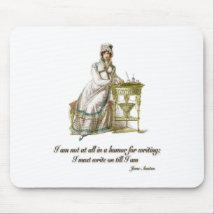Schreiben Sie sagt an Jane Austen Mousepad