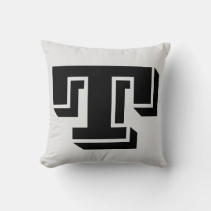SCHREIBEN T MONOGRAM PILLOW KISSEN