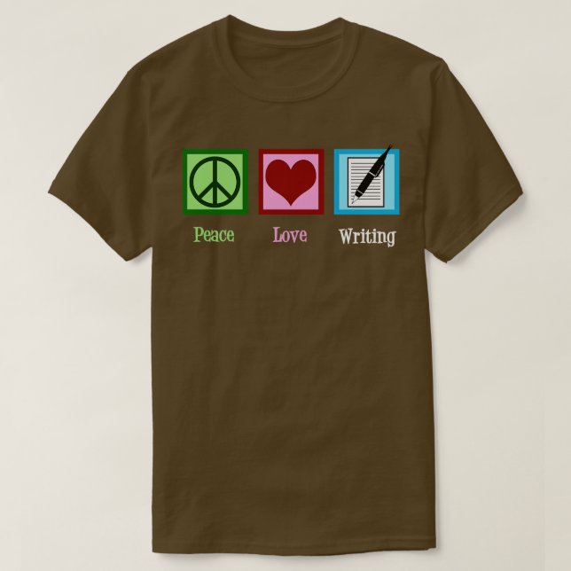 Schreiben T-Shirt (Design vorne)