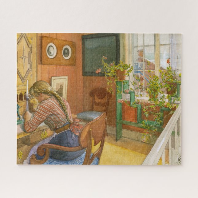 Schreiben von Carl Larsson Puzzle (Horizontal)