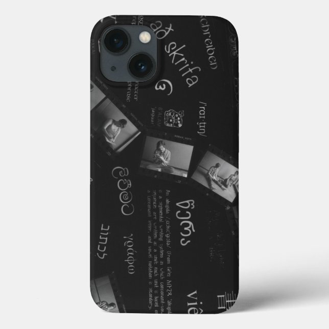 Schreiben von Fotogramm Case-Mate iPhone Hülle (Rückseite)