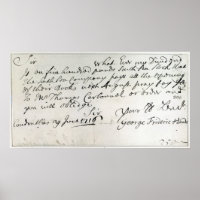 Schreiben von Händel, Juni 1716