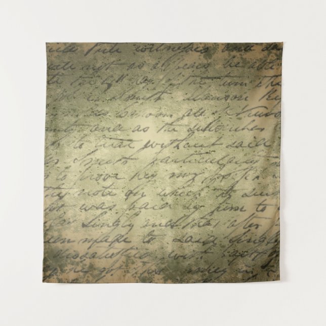 Schreiben von Papierschreiben Wandteppich (Vorderseite)