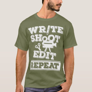Schreiben von Shoot Edit Repetierdesign für einen  T-Shirt