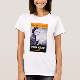 Schreiben von Vintage-Briefen T-Shirt