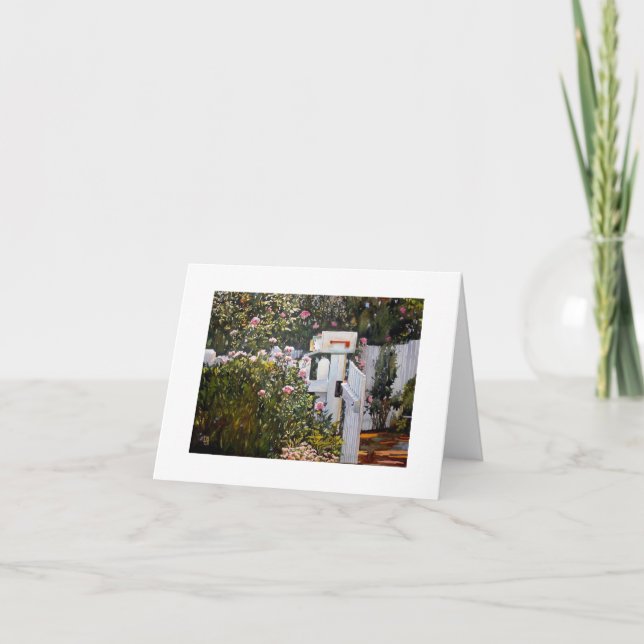 Schreiben von Zuhause-Mitteilungskarten Karte (Vorderseite)