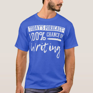 Schreibende Schriftsteller Autor T-Shirt