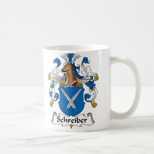 Schreiber Familienwappen Tasse