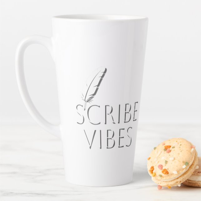 Schreiber Vibes Schriftsteller Autoren Dichter Milchtasse (Beispiel)