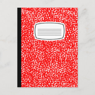 Schreibheft Postkarte