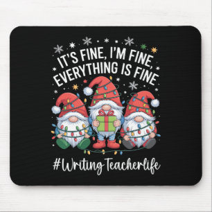 Schreiblehrer Gnom Alles ist in Ordnung Lustiges W Mousepad