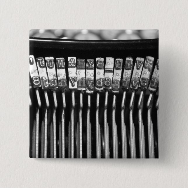 Schreibmaschine Button (Vorderseite)