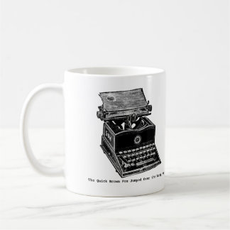 Schreibmaschine, Der schnelle braune Fuchs... Tasse