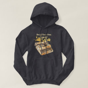Schreibmaschine des Autors "Bauen Sie Ihr eigenes  Hoodie