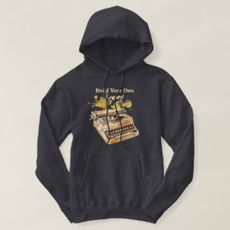 Schreibmaschine des Autors "Bauen Sie Ihr eigenes  Hoodie