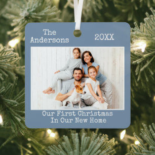 Schreibmaschine Erste Weihnachtsfeier New Zuhause Ornament Aus Metall