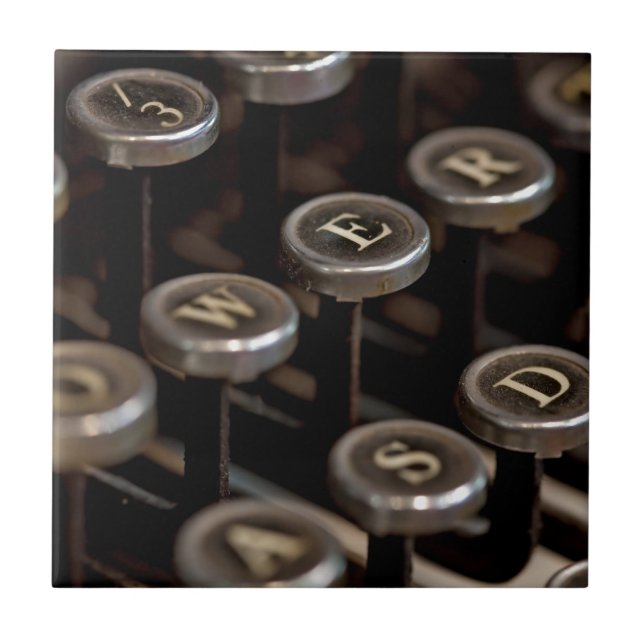 Schreibmaschine Fliese (Vorderseite)