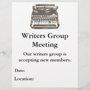 Schreibmaschine - Flyer