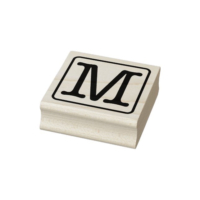 Schreibmaschine Letter M Rubber-Briefmarke Gummistempel (Stempel)