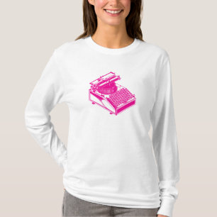 Schreibmaschine - Magenta Writer Schreibmaschine T-Shirt