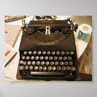 Schreibmaschine Poster