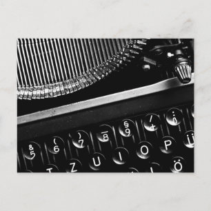 Schreibmaschine Postkarte