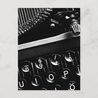 Schreibmaschine Postkarte