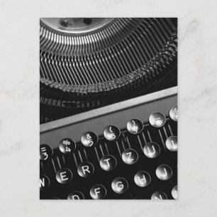 Schreibmaschine Postkarte