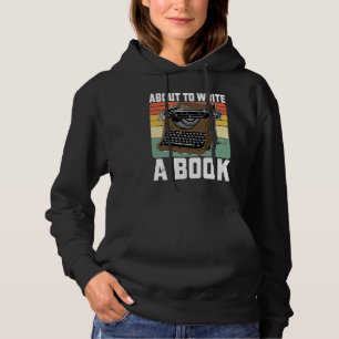 Schreibmaschine Retro-Journalisten buchen klassisc Hoodie