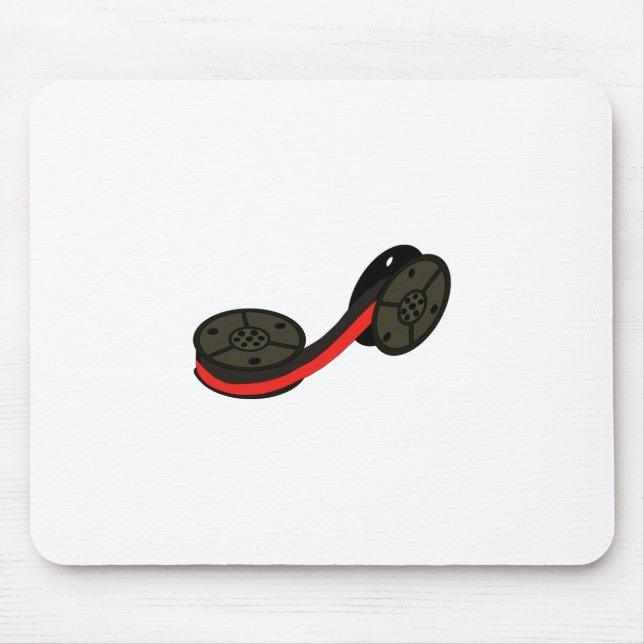 Schreibmaschine Ribbon Mousepad (Vorne)