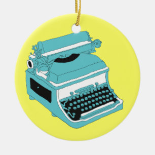 Schreibmaschine - SRF Keramikornament